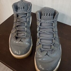 Air Jordan Gray High-Top Sneakers